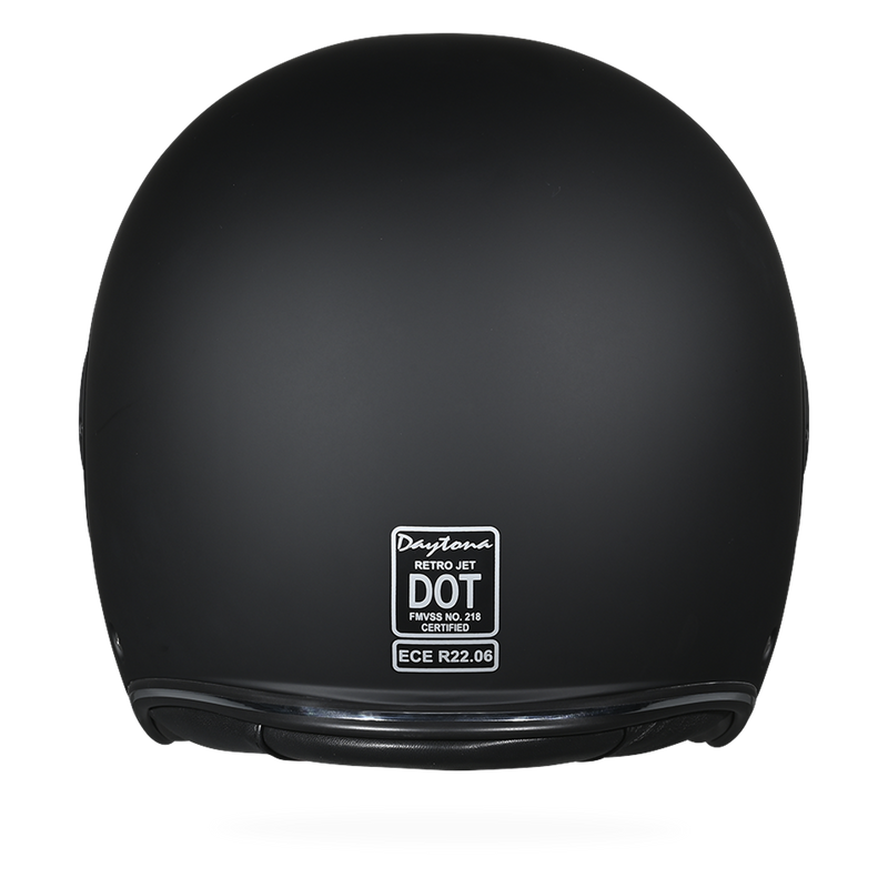 Load image into Gallery viewer, D.O.T. & ECE Daytona Retro Jet- Dull Black
