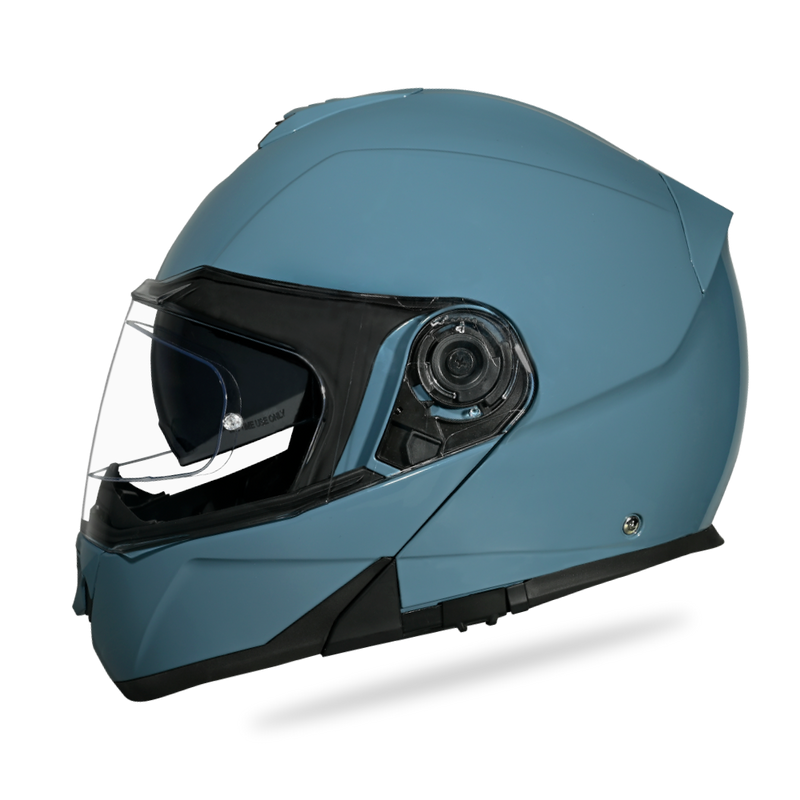 Load image into Gallery viewer, Daytona Glide Modular Motorcycle Helmet - DOT & ECE Approved, Bluetooth Ready, Dual Visor, Men/Women/Youth- Shark Blu