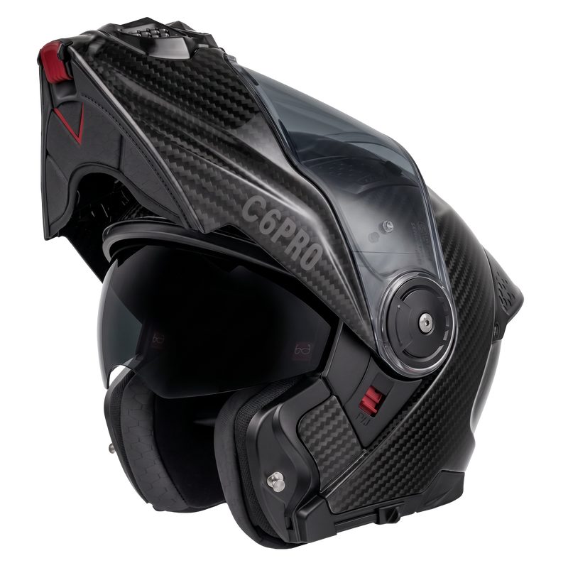 Load image into Gallery viewer, D.O.T. & ECE Daytona C6 Pro- Grey Carbon Fiber
