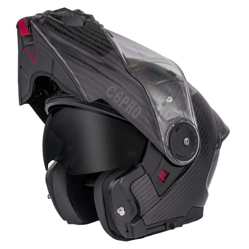 Load image into Gallery viewer, D.O.T. & ECE Daytona C6 Pro- Grey Carbon Fiber