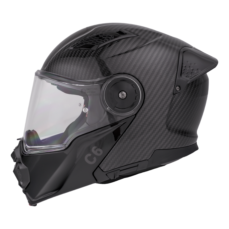 Load image into Gallery viewer, D.O.T. & ECE Daytona C6- Grey Carbon Fiber