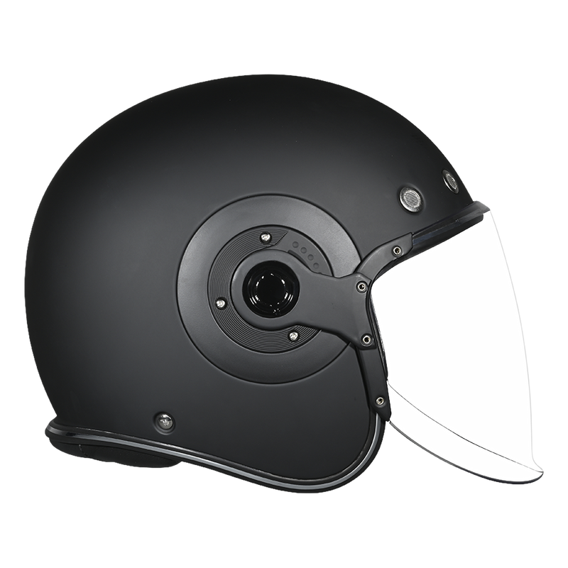 Load image into Gallery viewer, D.O.T. & ECE Daytona Retro Jet- Dull Black