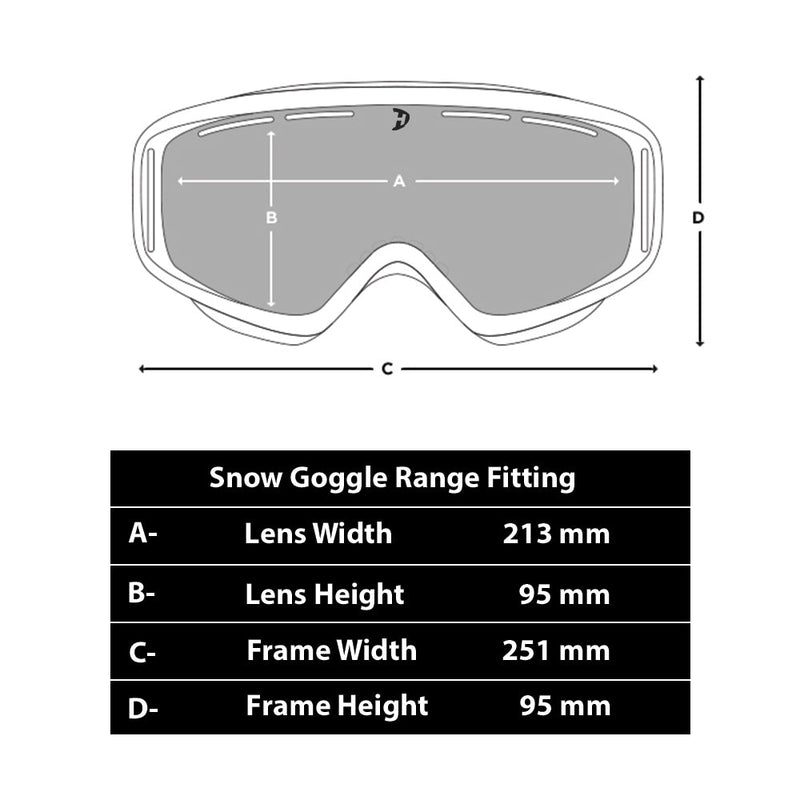 Load image into Gallery viewer, Daytona Snow Goggle Range (Includes 1 x Magnetic Frame, 3 x Magnetic Lens, 1 x Goggles Dust Cover)