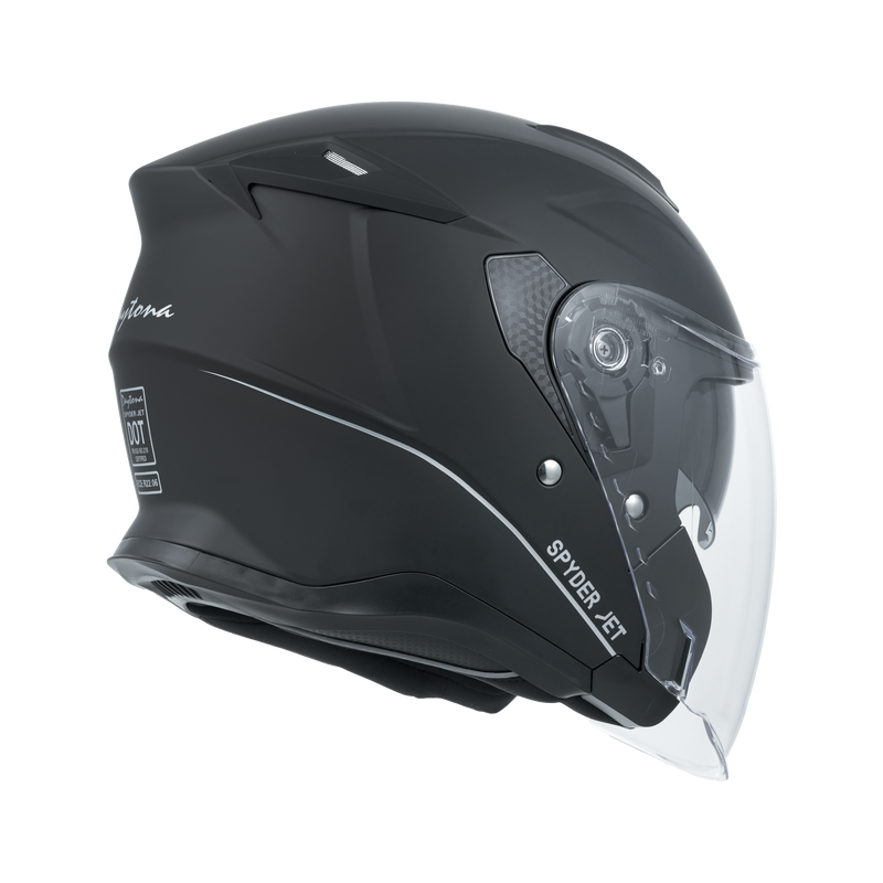 Load image into Gallery viewer, D.O.T. & ECE Daytona Spyder Jet- Dull Black