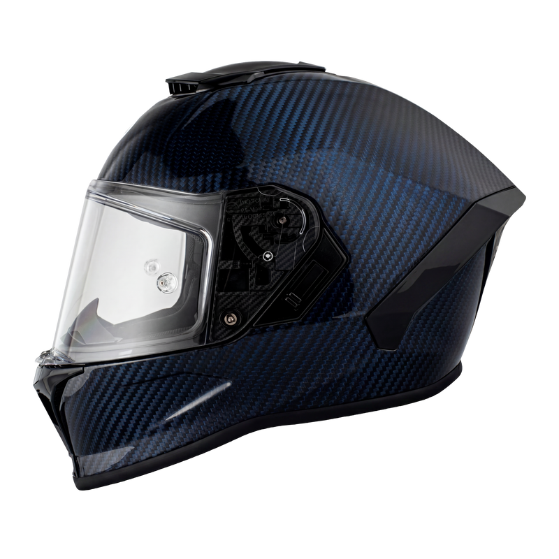 Load image into Gallery viewer, D.O.T. & ECE Daytona Viper- Blue Carbon Fiber