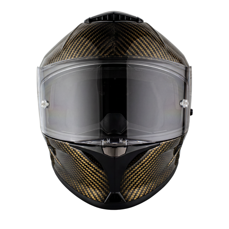 Load image into Gallery viewer, D.O.T. & ECE Daytona Viper- Gold Carbon Fiber