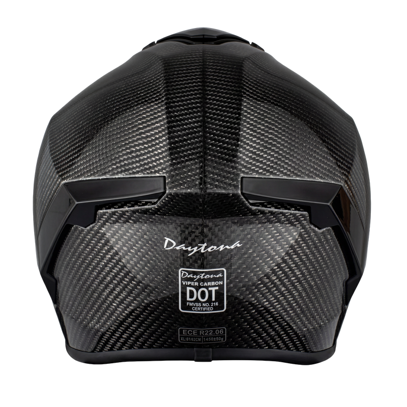 Load image into Gallery viewer, D.O.T. & ECE Daytona Viper- Silver Carbon Fiber