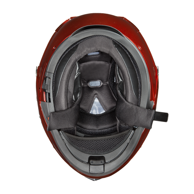 Load image into Gallery viewer, Daytona Glide Modular Motorcycle Helmet - DOT & ECE Approved, Bluetooth Ready, Dual Visor, Men/Women/Youth - Black Cherry