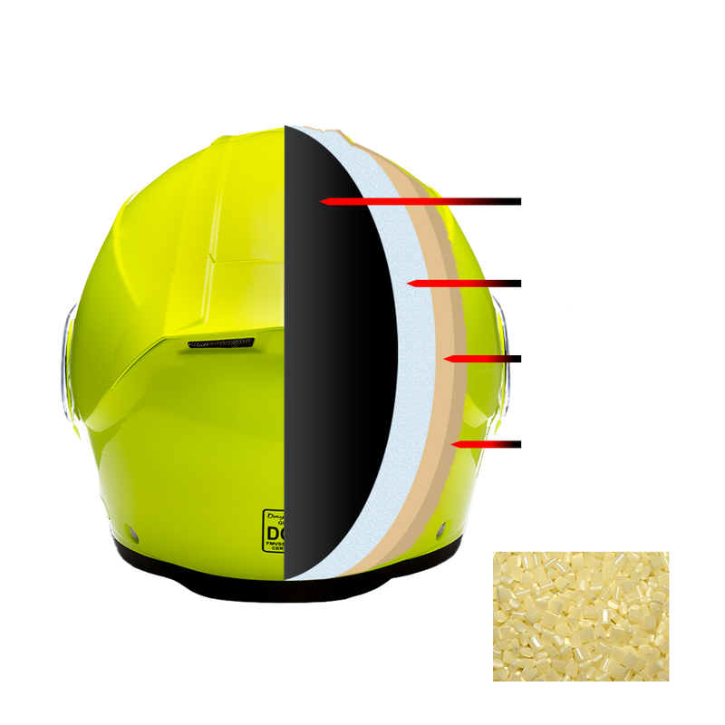 Load image into Gallery viewer, Daytona Glide Modular Motorcycle Helmet - DOT & ECE Approved, Bluetooth Ready, Dual Visor, Men/Women/Youth - Fluorescent Yellow