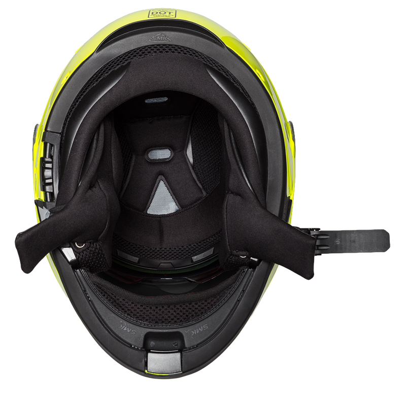 Load image into Gallery viewer, Daytona Glide Modular Motorcycle Helmet - DOT & ECE Approved, Bluetooth Ready, Dual Visor, Men/Women/Youth - Fluorescent Yellow