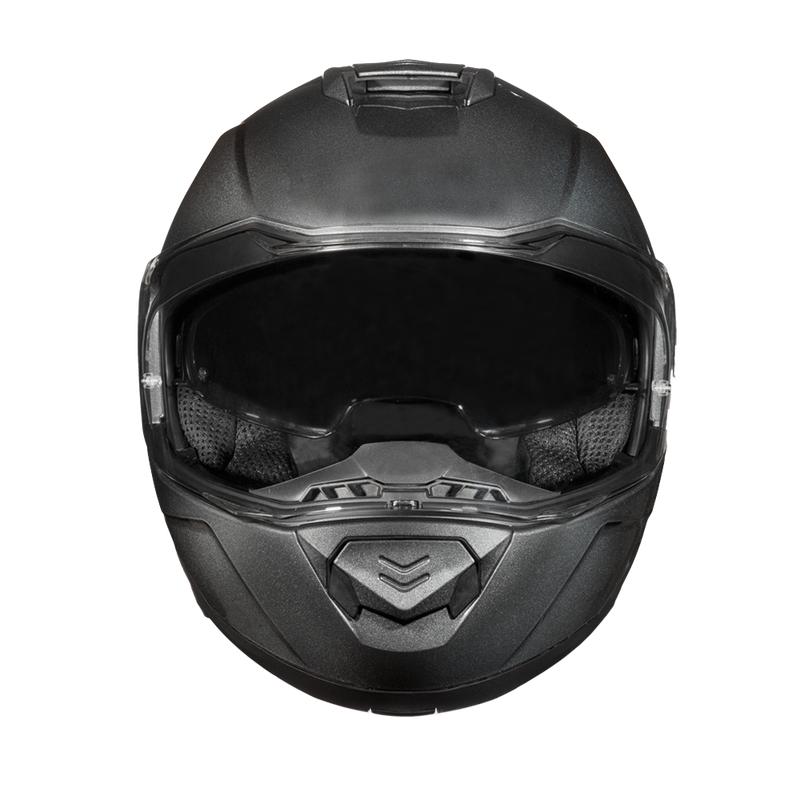 Load image into Gallery viewer, Daytona Glide Modular Motorcycle Helmet - DOT & ECE Approved, Bluetooth Ready, Dual Visor, Men/Women/Youth - Gun Metal Grey Metallic