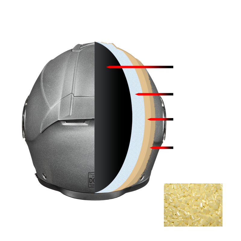 Load image into Gallery viewer, Daytona Glide Modular Motorcycle Helmet - DOT & ECE Approved, Bluetooth Ready, Dual Visor, Men/Women/Youth- Silver Metallic