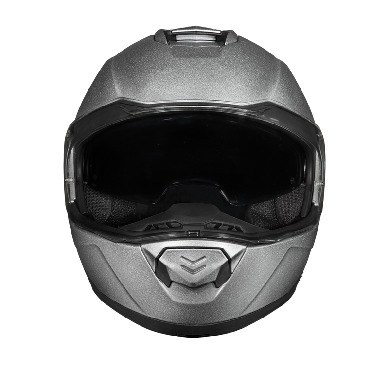 Load image into Gallery viewer, Daytona Glide Modular Motorcycle Helmet - DOT & ECE Approved, Bluetooth Ready, Dual Visor, Men/Women/Youth- Silver Metallic