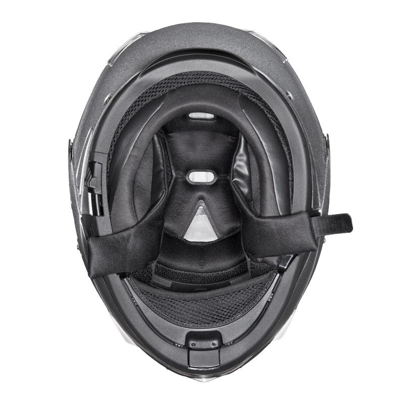 Load image into Gallery viewer, Daytona Glide Modular Motorcycle Helmet - DOT & ECE Approved, Bluetooth Ready, Dual Visor, Men/Women/Youth- Silver Metallic