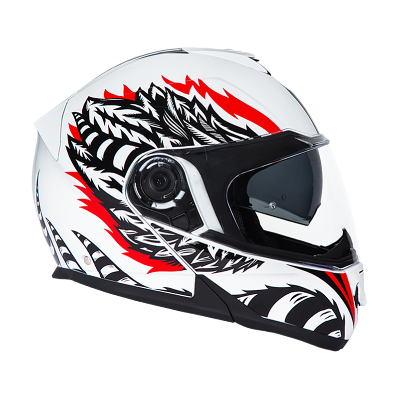 Load image into Gallery viewer, Daytona Glide Modular Motorcycle Helmet - DOT & ECE Approved, Bluetooth Ready, Dual Visor, Men/Women/Youth - W/ Phoenix