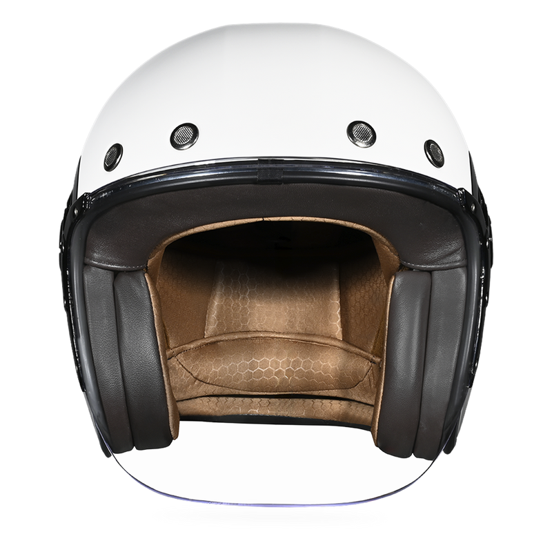 Load image into Gallery viewer, D.O.T. &amp; ECE Daytona Retro Jet- Hi-Gloss White
