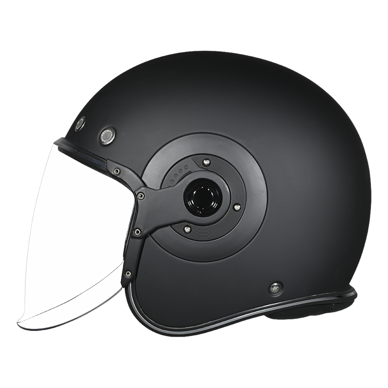 Load image into Gallery viewer, D.O.T. &amp; ECE Daytona Retro Jet- Dull Black
