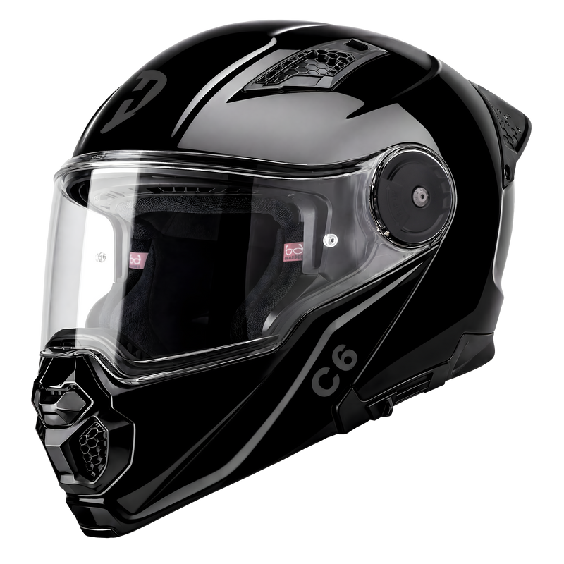 Load image into Gallery viewer, D.O.T. &amp; ECE Daytona C6- Hi-Gloss Black
