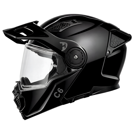 D.O.T. & ECE Daytona C6- Hi-Gloss Black