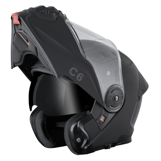 D.O.T. & ECE Daytona C6- Dull Black