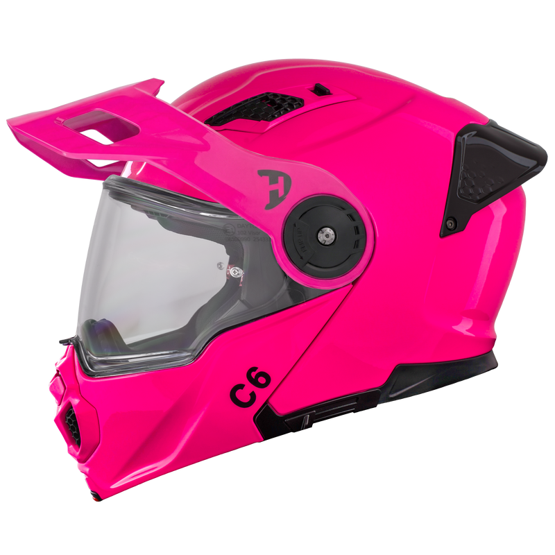 Load image into Gallery viewer, D.O.T. &amp; ECE Daytona C6- Hi-Gloss Pink
