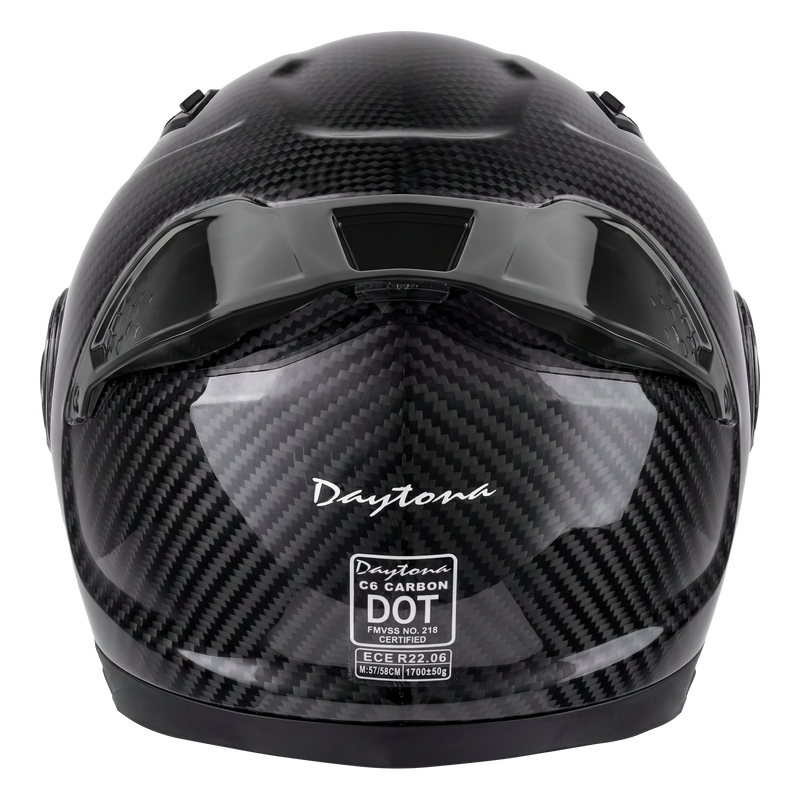 Load image into Gallery viewer, D.O.T. &amp; ECE Daytona C6- Grey Carbon Fiber
