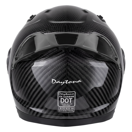 D.O.T. & ECE Daytona C6- Grey Carbon Fiber – Daytona Helmets UK