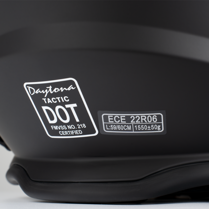 Load image into Gallery viewer, D.O.T. &amp; ECE Daytona Tactic- Dull Black
