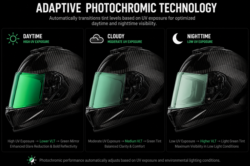 Load image into Gallery viewer, Daytona Viper Shield Outer- Photochromic Green

