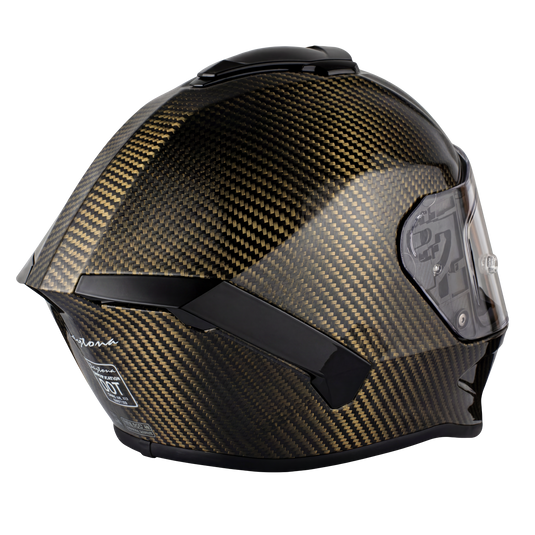 D.O.T. & ECE Daytona Viper- Gold Carbon Fiber