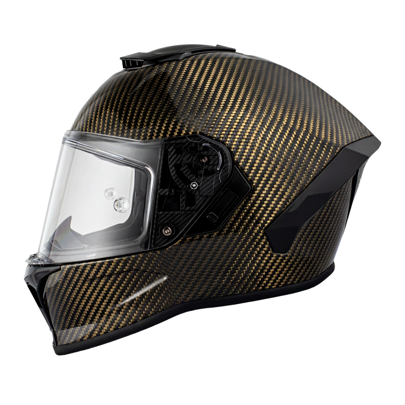 Load image into Gallery viewer, D.O.T. &amp; ECE Daytona Viper- Gold Carbon Fiber
