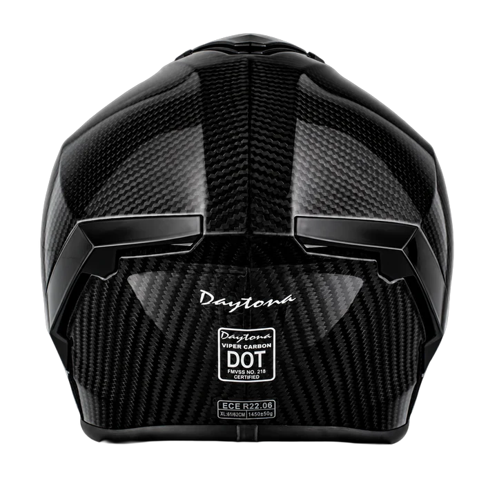 Load image into Gallery viewer, D.O.T. &amp; ECE Daytona Viper- Grey Carbon Fiber
