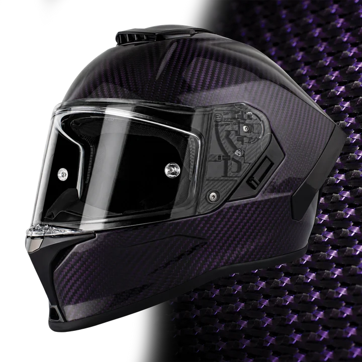 Load image into Gallery viewer, D.O.T. &amp; ECE Daytona Viper- Purple Carbon Fiber
