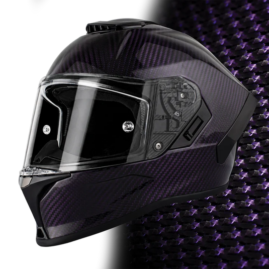 D.O.T. & ECE Daytona Viper- Purple Carbon Fiber