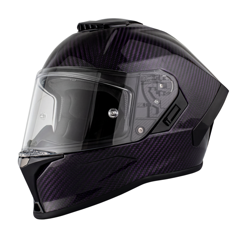 Load image into Gallery viewer, D.O.T. &amp; ECE Daytona Viper- Purple Carbon Fiber
