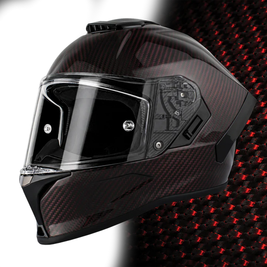D.O.T. & ECE Daytona Viper- Red Carbon Fiber