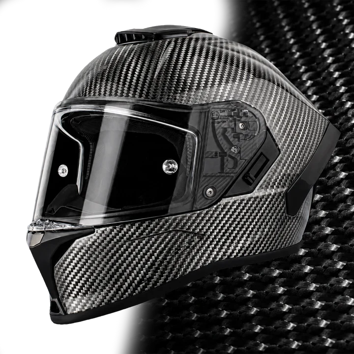 Load image into Gallery viewer, D.O.T. &amp; ECE Daytona Viper- Silver Carbon Fiber
