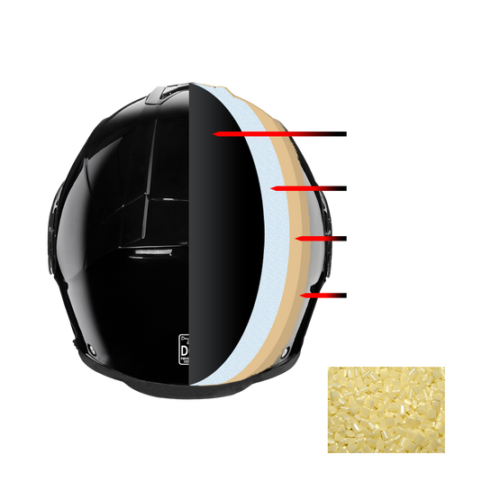 Daytona Glide Modular Motorcycle Helmet - DOT & ECE Approved, Bluetooth Ready, Dual Visor, Men/Women/Youth - Hi-Gloss Black