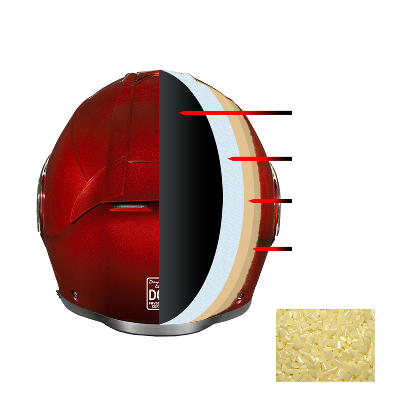Load image into Gallery viewer, Daytona Glide Modular Motorcycle Helmet - DOT &amp; ECE Approved, Bluetooth Ready, Dual Visor, Men/Women/Youth - Black Cherry
