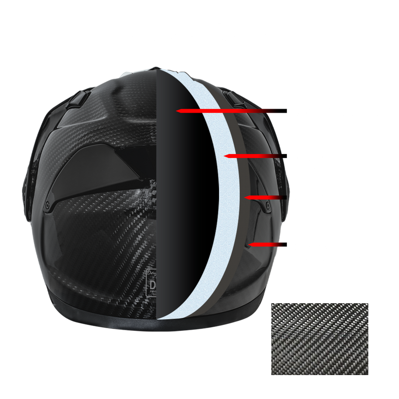 Load image into Gallery viewer, D.O.T. &amp; ECE Daytona C6- Grey Carbon Fiber
