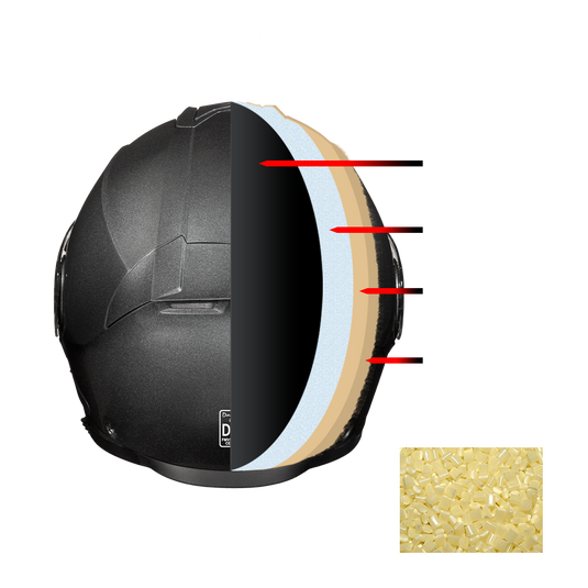 Daytona Glide Modular Motorcycle Helmet - DOT & ECE Approved, Bluetooth Ready, Dual Visor, Men/Women/Youth - Gun Metal Grey Metallic
