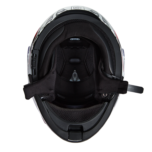 Daytona Glide Modular Motorcycle Helmet - DOT & ECE Approved, Bluetooth Ready, Dual Visor, Men/Women/Youth - W/ Phoenix