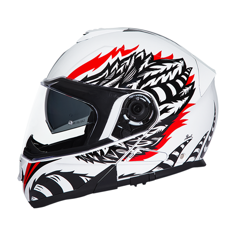 Load image into Gallery viewer, Daytona Glide Modular Motorcycle Helmet - DOT &amp; ECE Approved, Bluetooth Ready, Dual Visor, Men/Women/Youth - W/ Phoenix
