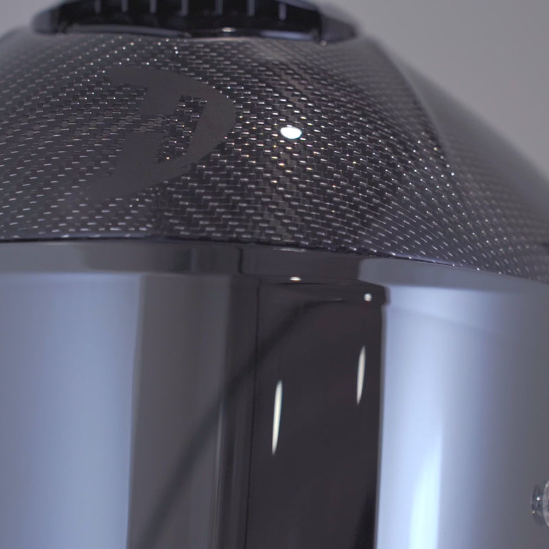 Load and play video in Gallery viewer, D.O.T. &amp; ECE Daytona Viper- Silver Carbon Fiber
