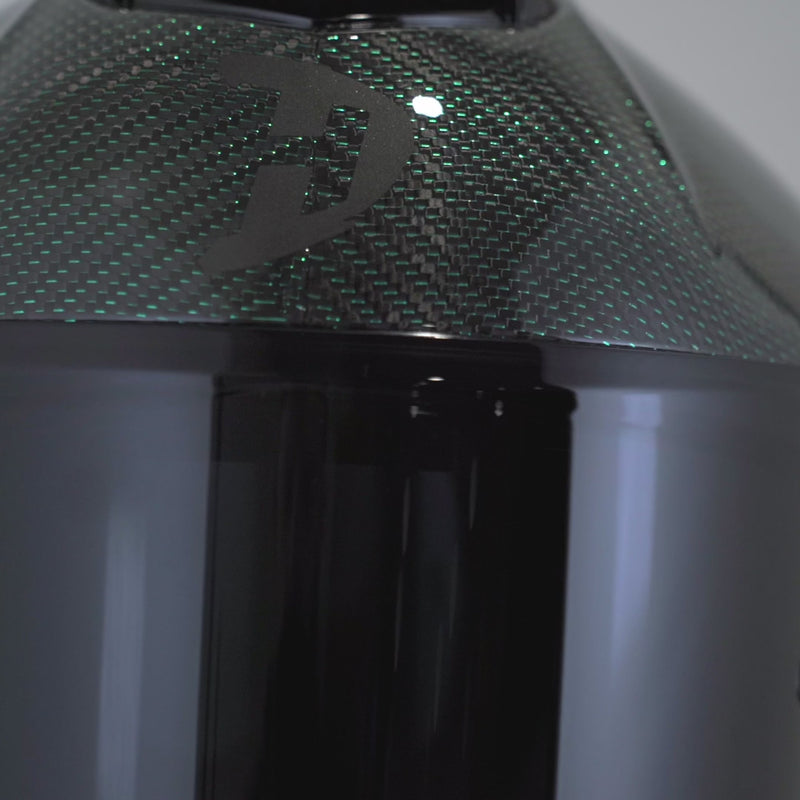 Load and play video in Gallery viewer, D.O.T. &amp; ECE Daytona Viper- Green Carbon Fiber
